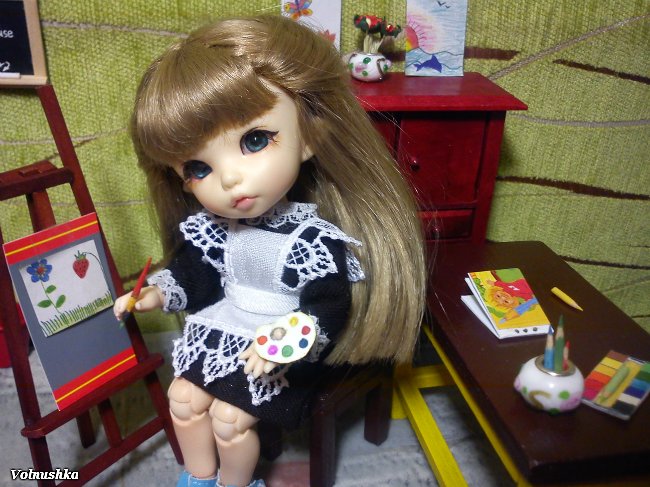 Манюня-ученица или BJD PukiFee Ante играет в школу | Бэйбики Манюня-ученица или BJD PukiFee Ante играет в школу (фото 5)