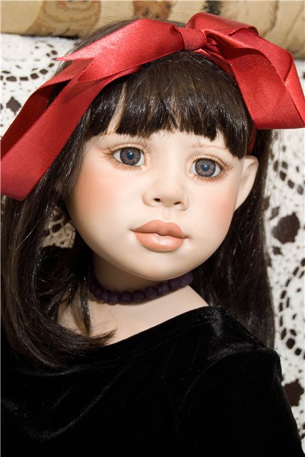 Девочка из января — Куклы Christine Orange (Кристин Оранж): фарфор (фото 6)