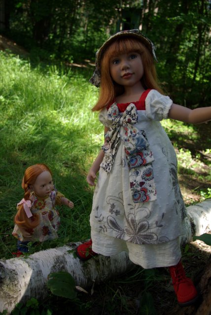 Лесная фея. Коллекционная кукла Мариелену от Zwergnase