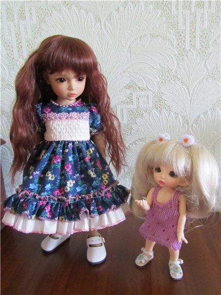 Аленка - модница. Кукла BJD