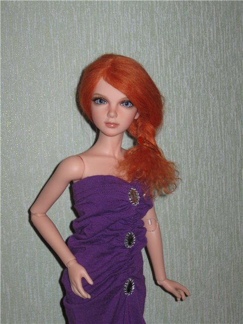 Золотые ручки 2. Паричок для куклы БЖД Iplehouse JID Leona