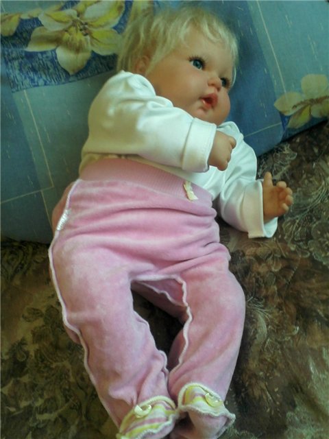 Игровая кукла переделана из пупса фирмы Огонёк (фото 2)