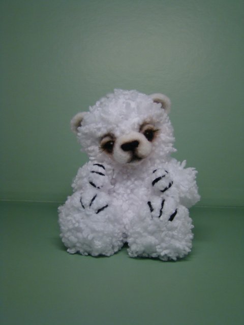 Мишка Снежка. Авторская игрушка своими руками Ольги Чернухо