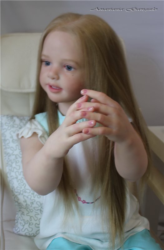 Святослава. Мой светлый ангел. Кукла реборн Анастасии Гангало