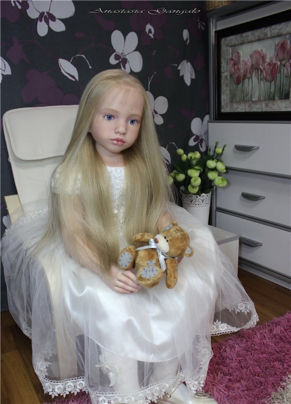 Алеся... Леся, Лесенька. Кукла реборн Анастасии Гангало