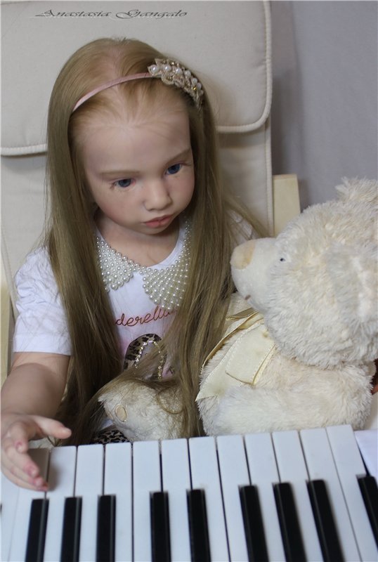 Ангелов много ни бывает. Ангелина. Кукла реборн Анастасии Гангало