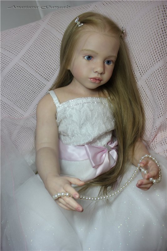 Ангелов много ни бывает. Ангелина. Кукла реборн Анастасии Гангало (фото 5)