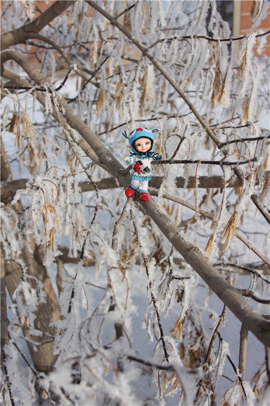 Зимняя прогулка моих крошек! Реалпуки Pupu и реалпуки Сосо