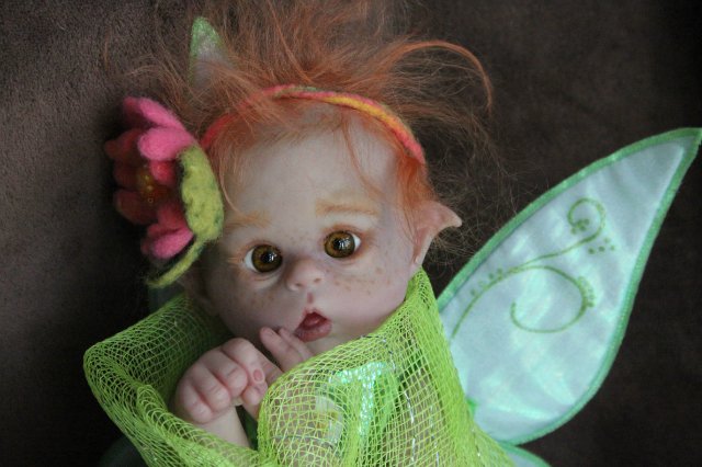 Офелька-Цветочек. Кукла реборн Элины Кудрявцевой