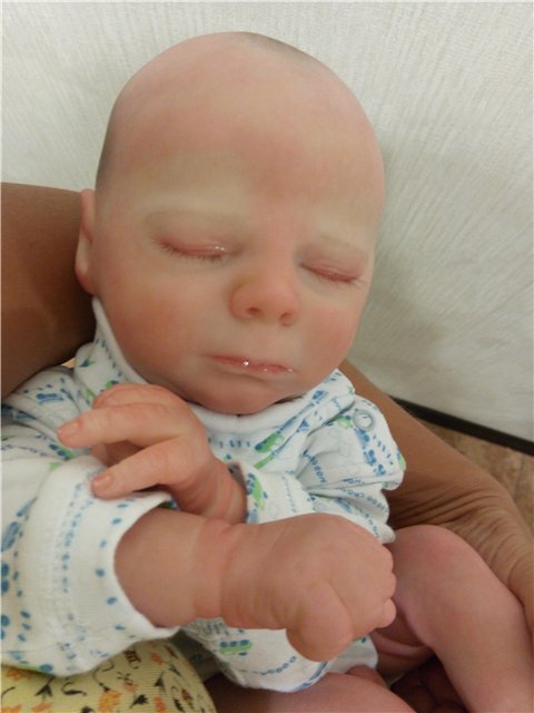 Новорожденный сплюшка реборн. Ну люблю я их и все тут (фото 10)