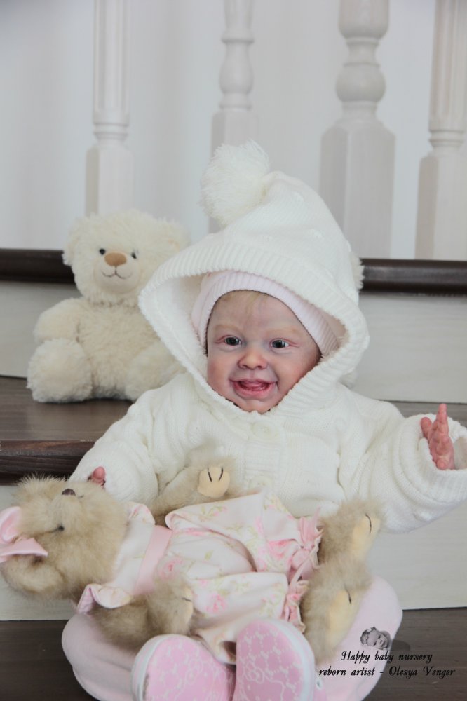 Мой солнечный лучик, моя радуга, мое счастье, моя Милена, Миленочка, Милеша. Кукла реборн Олеси Венгер