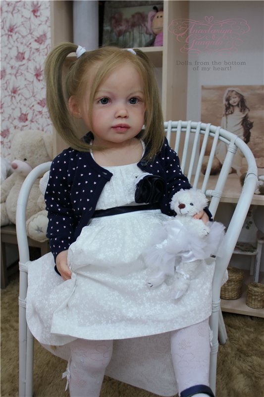 Ласковая Лиза. Кукла реборн Анастасии Гангало (фото 8)