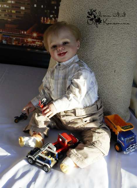 Улыбашка Сенечка, куклы реборн Ольги Коновниной