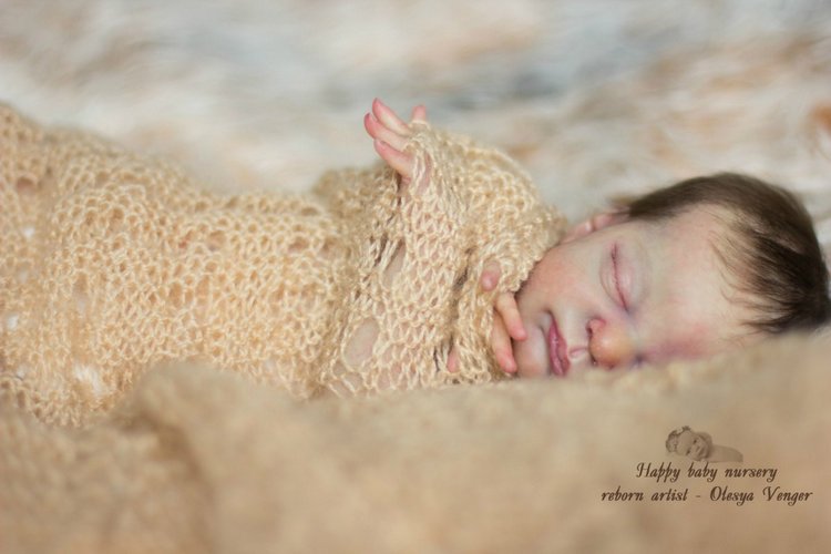 Кроха Торопыжка, недоношенная малышка Рози. Кукла реборн Олеси Венгер (фото 5)