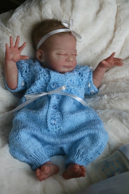 Спящая малышка Рози 2. Куколка реборн Виктории Вишни