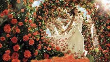 Я шила платье цвета розового пепла
