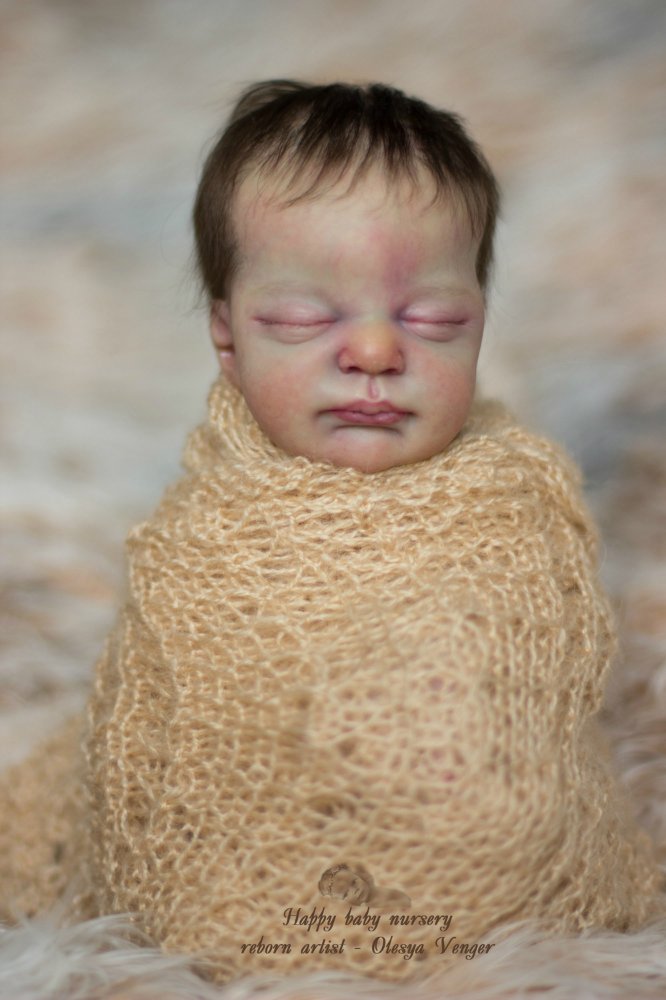 Кроха Торопыжка, недоношенная малышка Рози. Кукла реборн Олеси Венгер (фото 4)