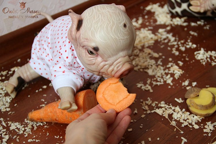 Свинка Пеппа и её младший братик Джордж. Поросята реборн Наталии Сомовой