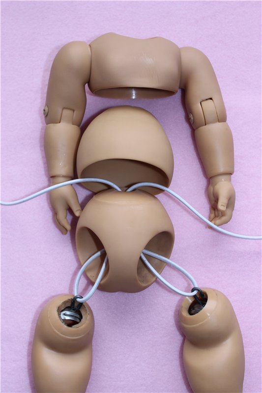 Engel puppe. Небольшой МК по перетяжке и знакомство с куклой этой фабрики (фото 2)