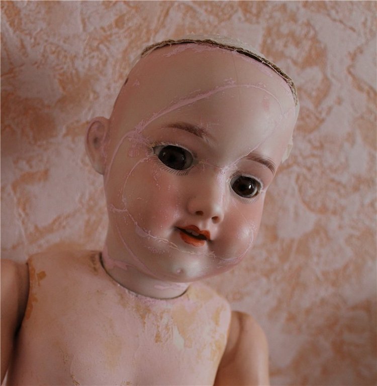 Ремонт антикварной куклы — Реставрация антикварных кукол: ремонт фарфора (фото 9)