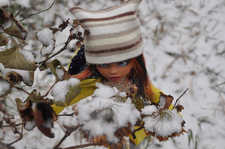 Первый снег — ООАК Monster High и Ever After High: репейнт