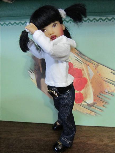 Осенняя прогулка. Куколка Helen Kish Zsu Zse (фото 7)