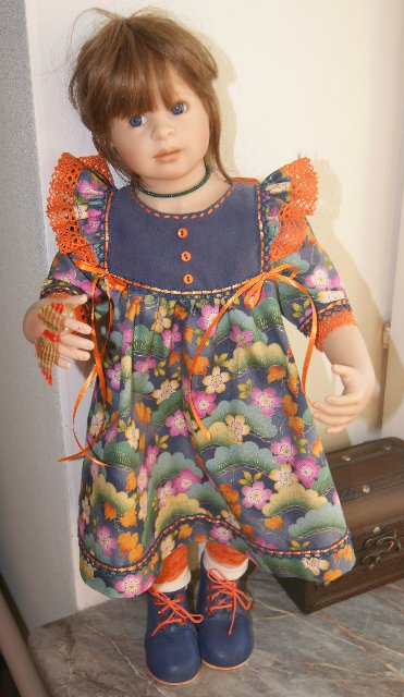 Коллекционная кукла Наташа от Хайди Плюшок. Одежда своими руками