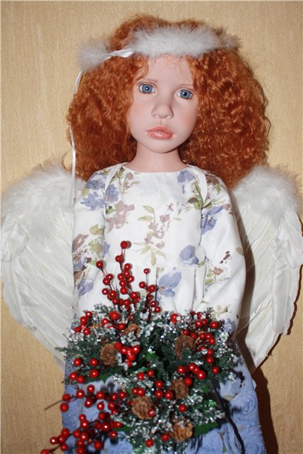 Мой прекрасный Ангел Рождества! Коллекционная кукла Цвергназе (фото 3)