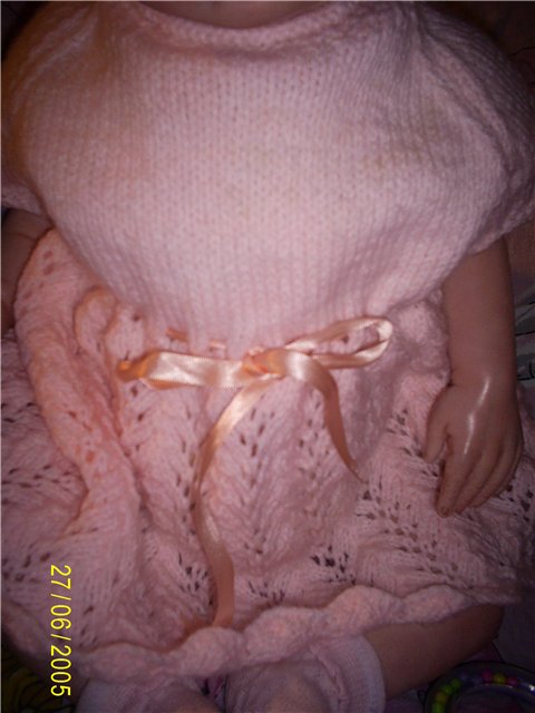 Мой первый вязальный опыт,после долгого перерыва... Для куклы реборн (фото 7)