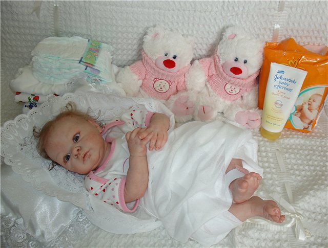 Мамина радость. Кукла Реборн из молда Джилл | Бэйбики Мамина радость. Кукла Реборн из молда Джилл (фото 9)