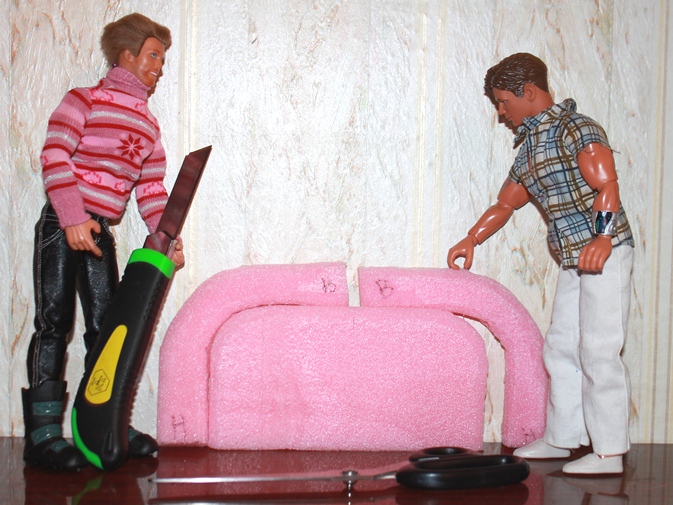 Двуспальная кровать для кукол (фото 5)