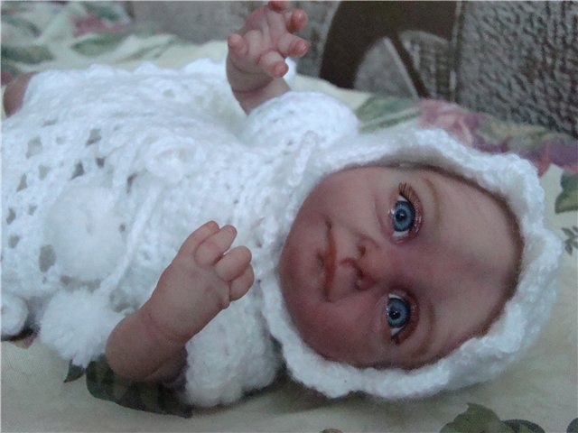 Маленькая Снежинка и помпушка Рози. Авторские куклы Кондрашовой Ирины