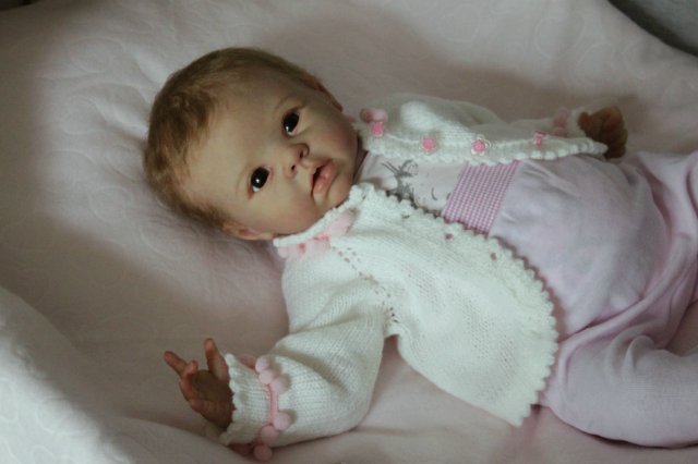 Неженка - Кристочка... Куколка реборн Виктории Вишни