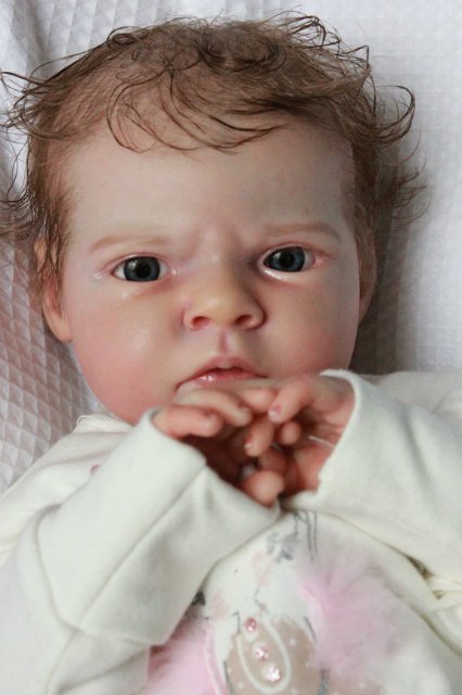 Сама мисс серьезность, кукла реборн Беспаловои Жанны (фото 2)