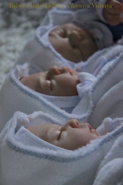 Тройняшки Джошики... Куколки реборн Виктории Вишни