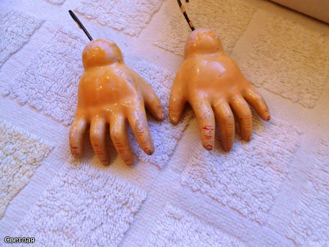 Как я чищу антикварных кукол. Следы времени или грязь? + БОНУС, находим руку мастера