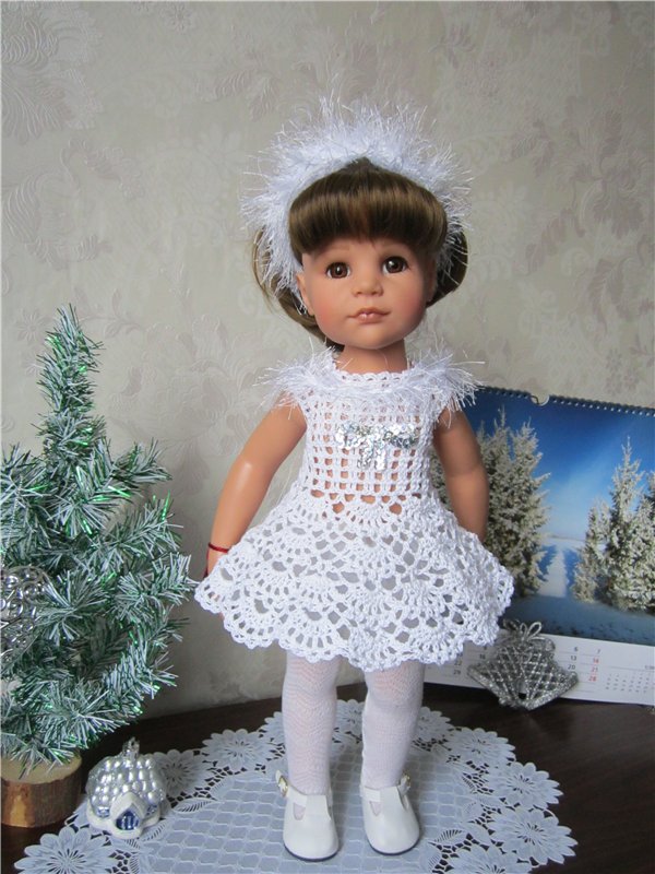 Обновки под ёлочку — Одежда и обувь для кукол своими руками: фото (фото 6)