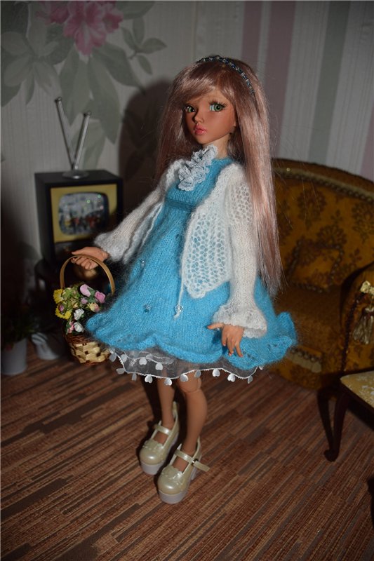 Распаковка MiniFee Chloe от Fairyland, а также сравнительные фото других бжд кукол мсд формата, проживающих у нас (фото 5)