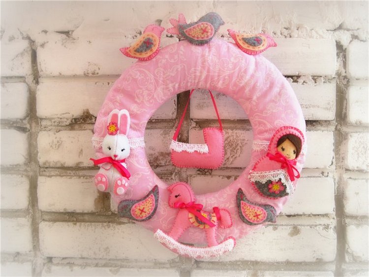 Подвесочка для девочки — Текстильные игрушки и примитивы: кофейные