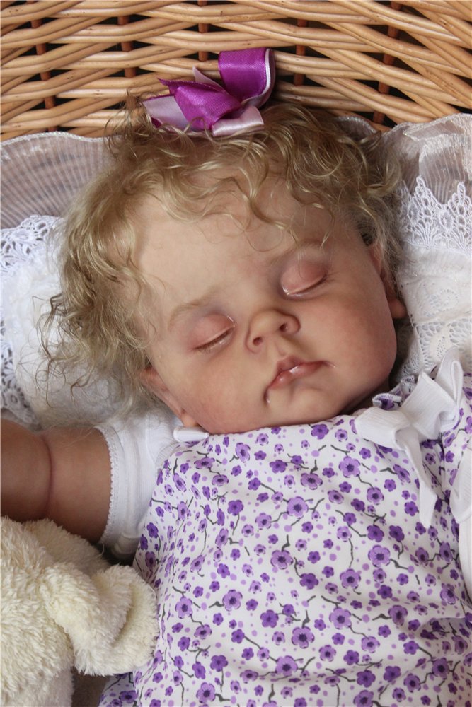 Пончик спит. Кукла реборн Преображенской Светланы