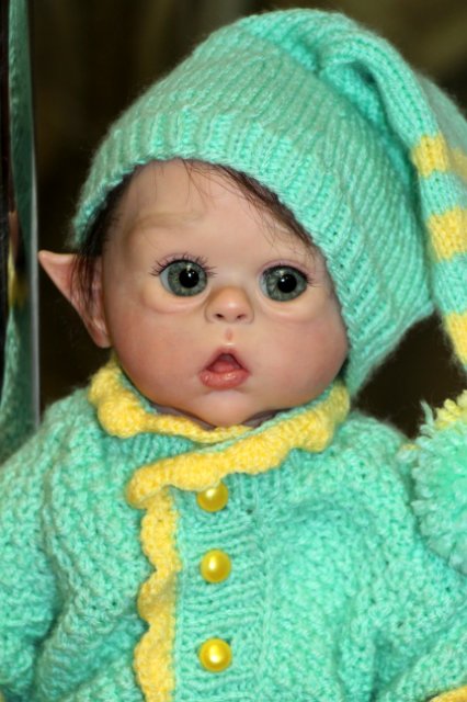 Эльфик реборн Ромашка, Ofelia by Olga Auer (фото 9)