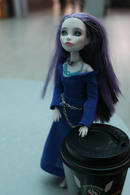 Моя новенькая - голова ooak Монстр Хай Спектра на теле Симба