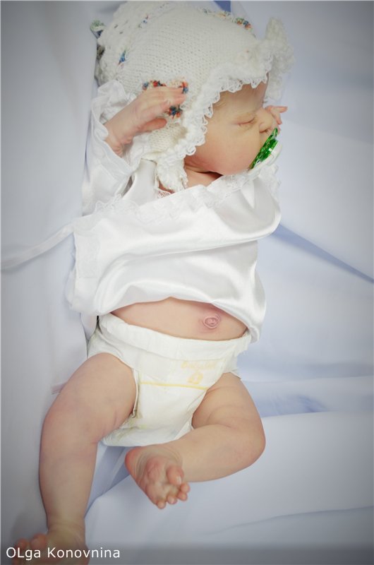 Серенити, скульптор Laura Lee Eagles, малявочка реборн от Ольги Коновниной (фото 5)