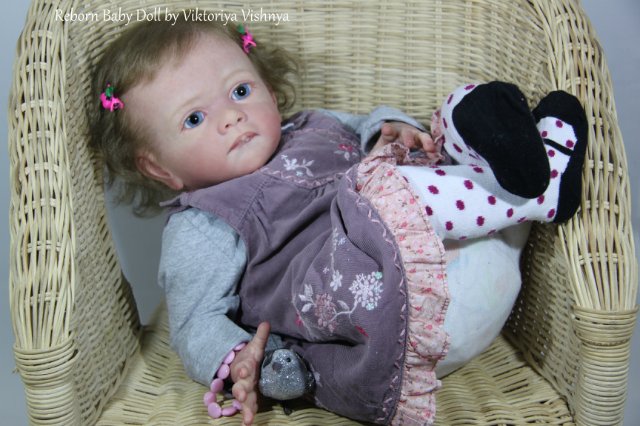 Настенька из сказки Морозко! Куколка реборн Виктории Вишни