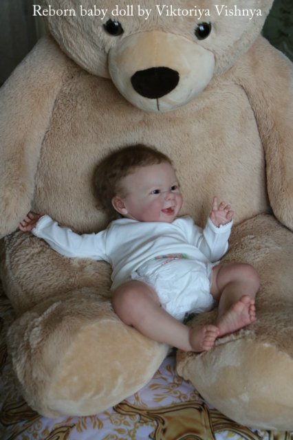 Мейзи... Куколка Реборн Виктории Вишни (фото 6)