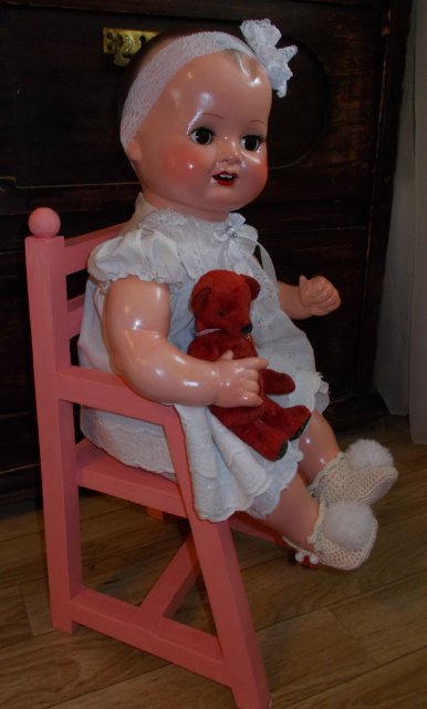 Кукла с мишкой играла — Антикварные куклы Jules Steiner (Штайнер): Франция