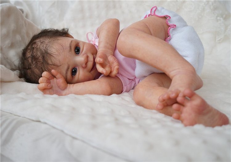 Еще одна улыбашка. Кукла реборн Наталии Коноваловой (фото 9)