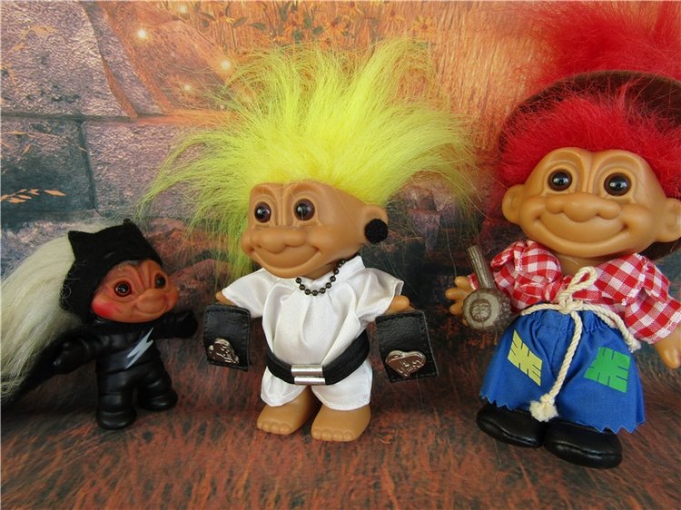 Да здравствуют подарки — Игрушки Тролли (Trolls): винтажные Dam и Russ