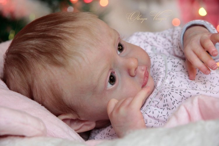 Моя Хлоя, мой любознательный Совенок, кукла реборн Олеси Венгер