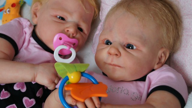 Вот и в моей детской появились двойняшки. Куклы Реборн Венгер Олеси (фото 6)